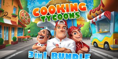 烹饪大亨三合一套装|官方中文|NSZ|原版|Cooking Tycoons – 3 in 1 Bundl
